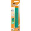 BIC ECOlutions EVOLUTION 655 - Pack de 4 Crayons à papier - HB - embout gomme
