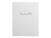 Exacompta Balacron - Livre d'or 26 x 22 cm - 100 pages - blanc