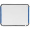 Nobo - Tableau blanc Slimline en acier laqué - 22 x 28 cm - magnétique - cadre blanc