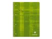 Clairefontaine Studium - Cahier à spirale A4 (21x29,7 cm) - 160 pages - grands carreaux (seyès) - feuilles perforées détachables - disponible dans différentes couleurs