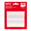 APLI-Agipa - Percha autoadhesiva - 34 x 48 mm - transparente