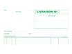 Exacompta - 5 Manifolds Carnets de livraisons - 50 dupli - A4