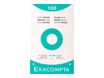 Exacompta - Pack de 100 Fiches Bristol - 12,5 x 20 cm - petits carreaux - perforées - blanc