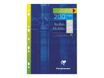 Clairefontaine - feuilles simples A4 - 200 pages - grands carreaux (Seyes) - coloris assortis