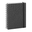 Agenda spiralé à élastique Preston - 1 jour par page - 12 x 17 cm - disponible dans différentes couleurs - Exacompta
