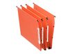 Esselte Dual - 25 Dossiers suspendus pour armoires - fond 30 mm - orange