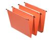 Esselte Dual - 25 Dossiers suspendus pour tiroirs - fond 30 mm - orange