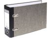 Exacompta - Classeur à levier à l'italienne - Dos 70 mm - A5 - pour 550 feuilles - gris marbré avec dos noir