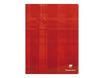 Clairefontaine - Cahier broché 24 x 32 cm - 192 pages - petits carreaux (5x5 mm) - disponible dans différentes couleurs
