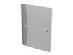 Oxford Office Essentials - Cahier A4 (21x29,7 cm) - 100 pages - grands carreaux (Seyes) - disponible dans différentes couleurs