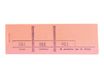 Exacompta - 10 Blocs passe partout 3 volets de 100 tickets - 48 x 150 mm - numéroté - rouge