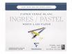 Clairefontaine Ingres Pastel - Bloc de papier dessin - 25 feuilles 24 x 30 cm - 130 g/m²