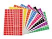 Apli - 10 feuilles gommettes rectangles - coloris assortis