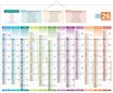Calendrier bancaire année civile BOUCHUT "Uni-Compact" 43 x 55 cm Pefc 70 %