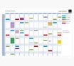Exacompta - Planning annuel magnétique - effaçable à sec - 90 x 59 cm