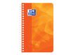 Oxford - Carnet polypro à spirale 11 x 17 cm - 180 pages - petits carreaux (5x5 mm) - disponible dans différentes couleurs
