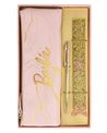 Stationery Set Barbie (stylo bille, règle, pochette en design Barbie)