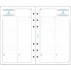 Exacompta Exatime 17 - Recharge pour organiseur - 1 jour par page - 1er semestre - 10,5 x 17,2 cm