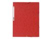 Exacompta Nature Future - Carpeta de 3 solapas - para A4 - capacidad: 250 hojas - rojo moteado
