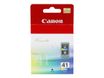 Canon CL-41 - 12 ml - Alto rendimiento - color (cian, magenta, amarillo) - original - cartucho de tinta - para PIXMA iP1800, iP1900, iP2500, iP2600, MP140, MP190, MP210, MP220, MP470, MX300, MX310