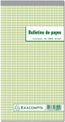 Exacompta - Manifold Carnet de bulletins de paie - 50 dupli - 24 x 13,5 cm