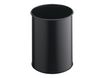 Durable - Corbeille à papier métallique ronde 15L - noir