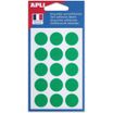Apli Agipa - 90 Pastilles adhésives - vert - diamètre 19 mm - réf 111965