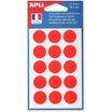 Apli Agipa - 90 Pastilles adhésives - jaune - diamètre 19 mm - réf 111964