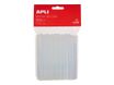 APLI kids - 25 bâtons de colle pour pistolet à colle - transparent