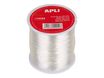 Apli Agipa - Bobine de fil silicone - 0,7 mm x 100 m - transparent