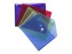 Exacompta - 5 Pochettes enveloppes à scratch - A5 - pour 90 feuilles - couleurs assorties