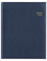 Agenda Lima Concorde - 1 semaine sur 2 pages - 21 x 27 cm - bleu - Brepols