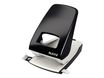 Leitz perforateur - 40 feuilles - 2 trous - plastique, métal - noir