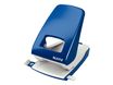 Leitz 5138 - perforateur - 40 feuilles - 2 trous - métal - bleu