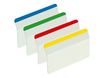 Post-it Strong - Marque-pages (Index) rigides - 24 feuilles (4 x 6) - couleurs assorties