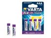 Varta - 4 piles alcalines - AAA LR03