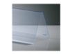 Présentoir 5 chevalets de table en plastique rigide - 240 x 90 mm - double face