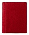 Agenda Palermo Concorde - 1 semaine sur 2 pages - 21 x 27 cm - rouge - Brepols