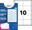 Avery - 200 inserts imprimables pour badges - 54 x 90 mm - 190 g/m² - blanc