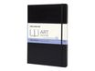 Moleskine Art Collection - Bloc d'esquisse - A4 - papier ivoire - uni - couverture noire