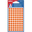 Apli Agipa - 462 Pastilles adhésives - orange - diamètre 8 mm - réf 111835
