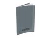 Conquérant Classique - Cahier polypro 17 x 22 cm - 48 pages - grands carreaux (Seyes) - gris