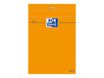 Oxford - Bloc notes - 7,4 x 10,5 cm - 160 pages - petits carreaux - 80G - orange