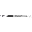 Sharpie - Marqueur permanent double pointe fine et ultra fine - noir