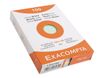 Exacompta - Pack de 100 Fiches Bristol - 10 x 15 cm - petits carreaux - non perforées - couleurs assorties