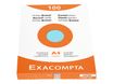 Exacompta - Pack de 100 Fiches Bristol - A4 - petits carreaux - couleurs assorties
