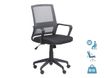 Fauteuil de bureau LIBERTY 01 - accoudoirs fixes - sans appui-tête - noir et gris