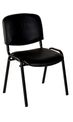 Chaise VISIMILI - empilable par 12 - noir