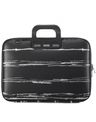 Bombata Black&White - Sacoche pour ordinateur portable 16" - noir
