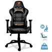 Fauteuil gamer ARMOR ONE - accoudoirs réglables - appui-tête intégré - noir